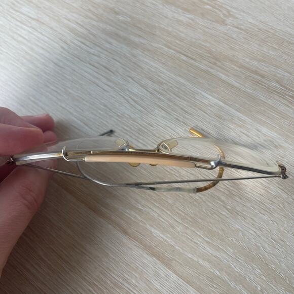 Vintage B&L Ray-Ban Outdoorsman Sunglasses READ Gold FRAMES ONLY 58-14 - Picture 3 of 6